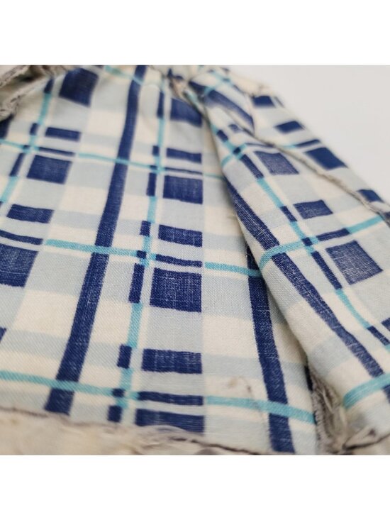 Vintage 1960s Handmade Checkered Shirt Suitable for Ken Doll Clothes - Picture 11 of 11